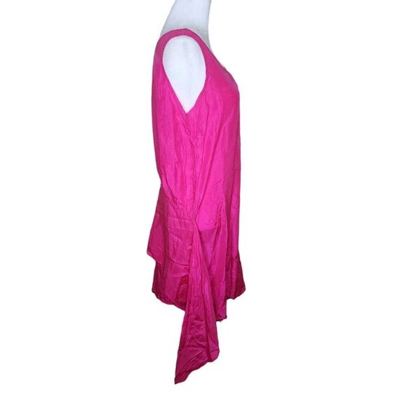 Vintage Brass Plum Nordstrom Tunic Tank Dress Womens Size S Pink Silk - Picture 2 of 8
